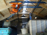 Auer Hallenkran mit Querfahrwerk und Funkfernsteuerung
